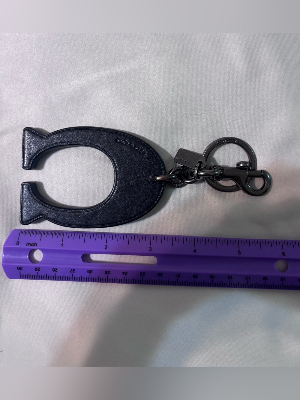 Coach Big C Keychain - Picture 2 of 3